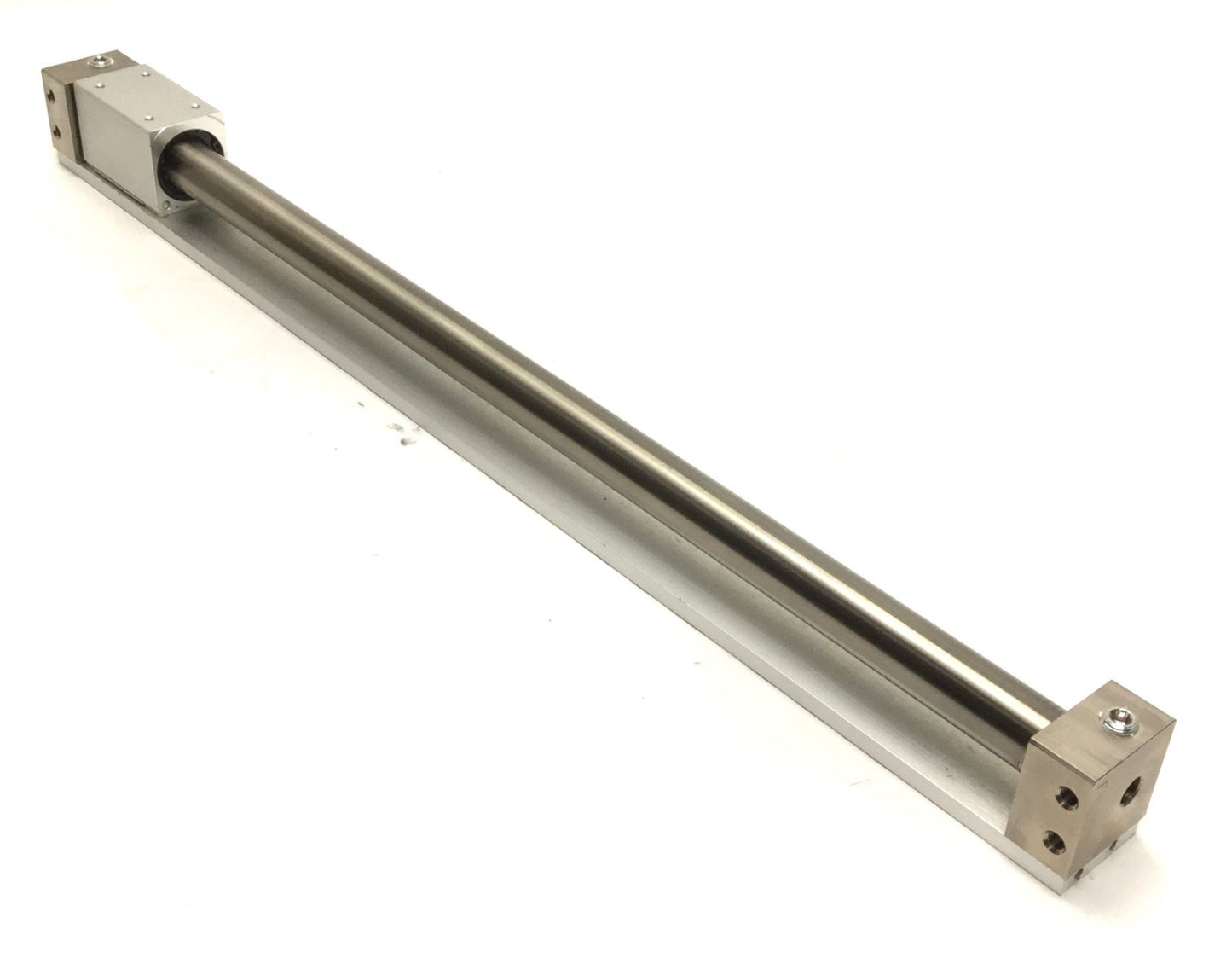Used SMC CY3R20TF-450 Pneumatic Cylinder, Bore: 20mm, Stroke: 450mm, 1/8" NPT