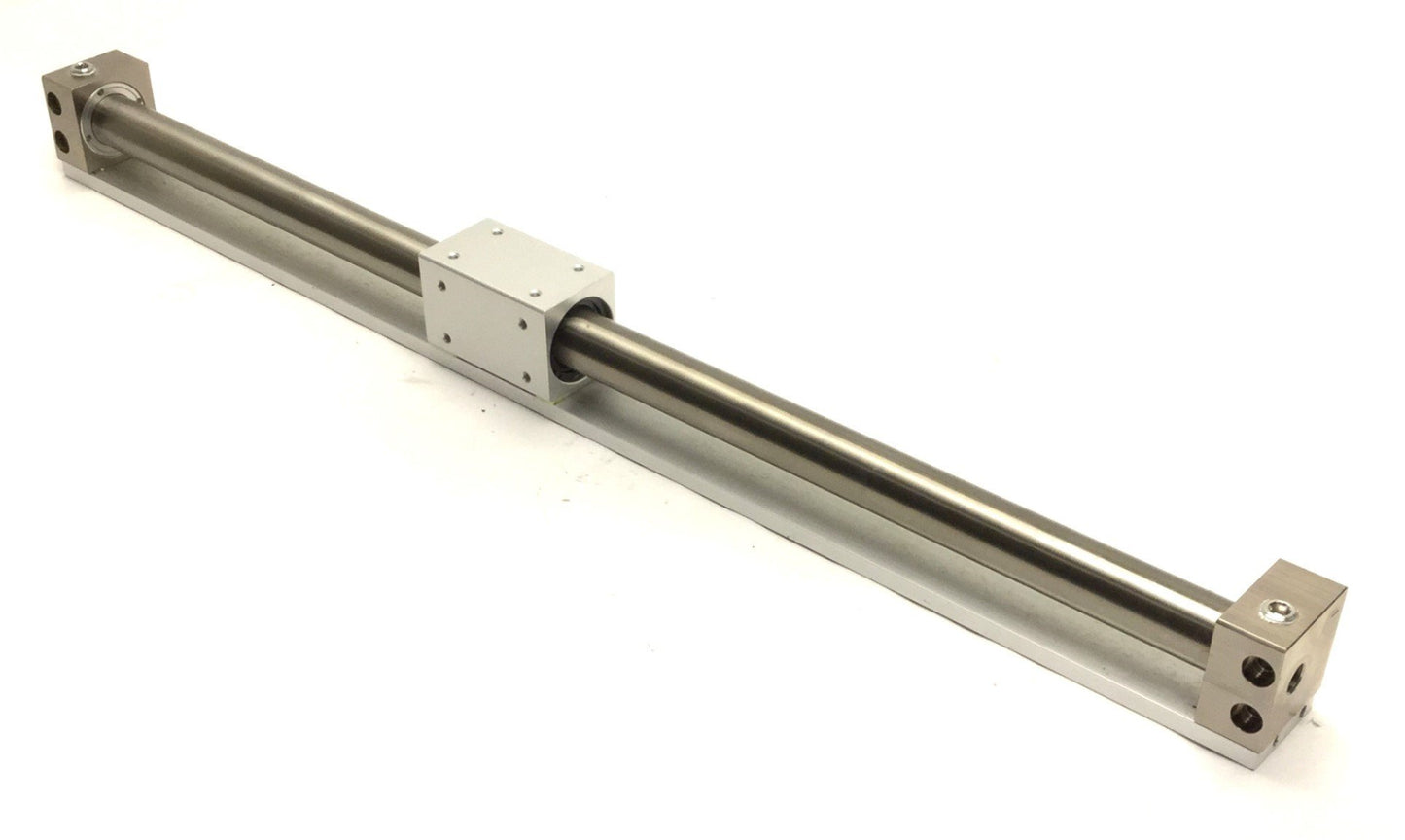 Used SMC CY3R20TF-450 Pneumatic Cylinder, Bore: 20mm, Stroke: 450mm, 1/8" NPT