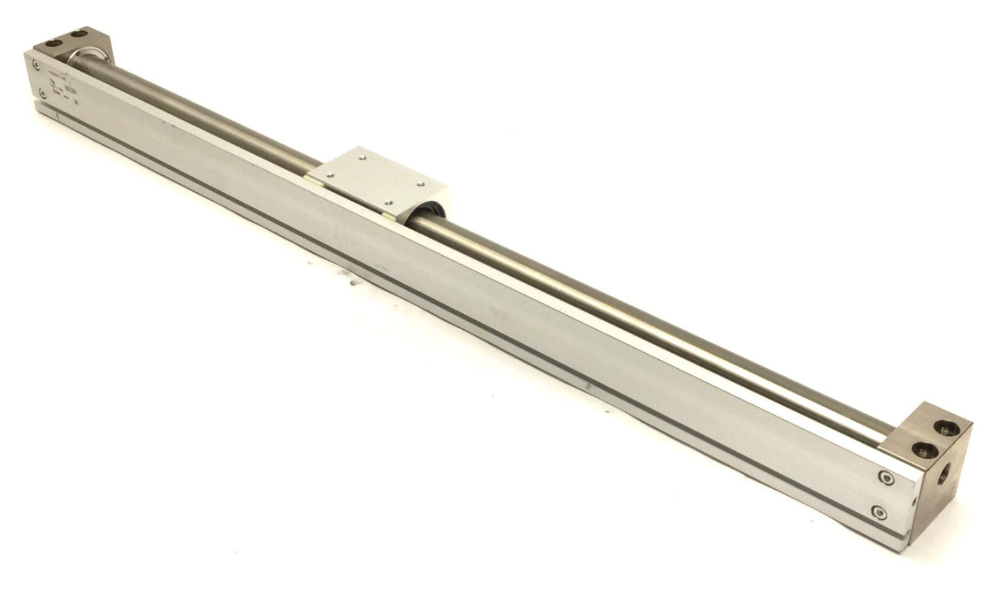 Used SMC CY3R20TF-450 Pneumatic Cylinder, Bore: 20mm, Stroke: 450mm, 1/8" NPT