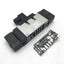 Used SMC NVFS4410-5DZ Solenoid Valve, 3-Position 5-Port, Voltage: 24VDC, 22-150psi