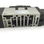 Used SMC NVFS4410-5DZ Solenoid Valve, 3-Position 5-Port, Voltage: 24VDC, 22-150psi