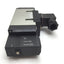 Used SMC NVFS4410-5DZ Solenoid Valve, 3-Position 5-Port, Voltage: 24VDC, 22-150psi