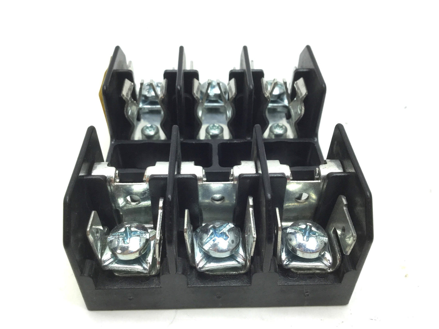 Used Lot of 3 Cooper Bussmann BX6033PQ Glass Fuse Block 600V 30A for Class CC