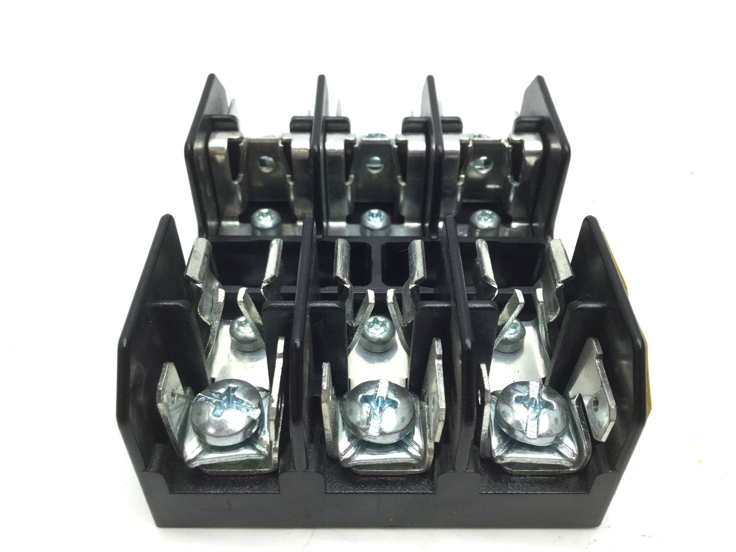 Used Lot of 3 Cooper Bussmann BX6033PQ Glass Fuse Block 600V 30A for Class CC