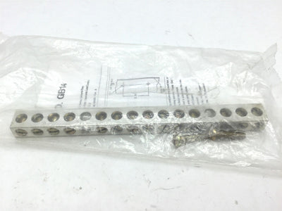 New Lot of 2 New Siemens GB14 Ground Bar Kits, 14 Connection Points