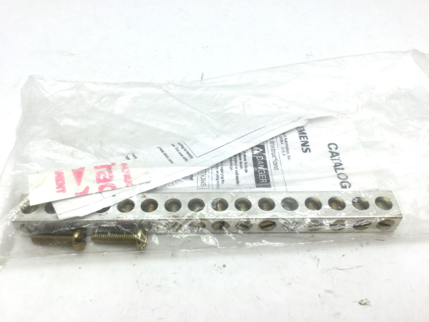 New Lot of 2 New Siemens GB14 Ground Bar Kits, 14 Connection Points