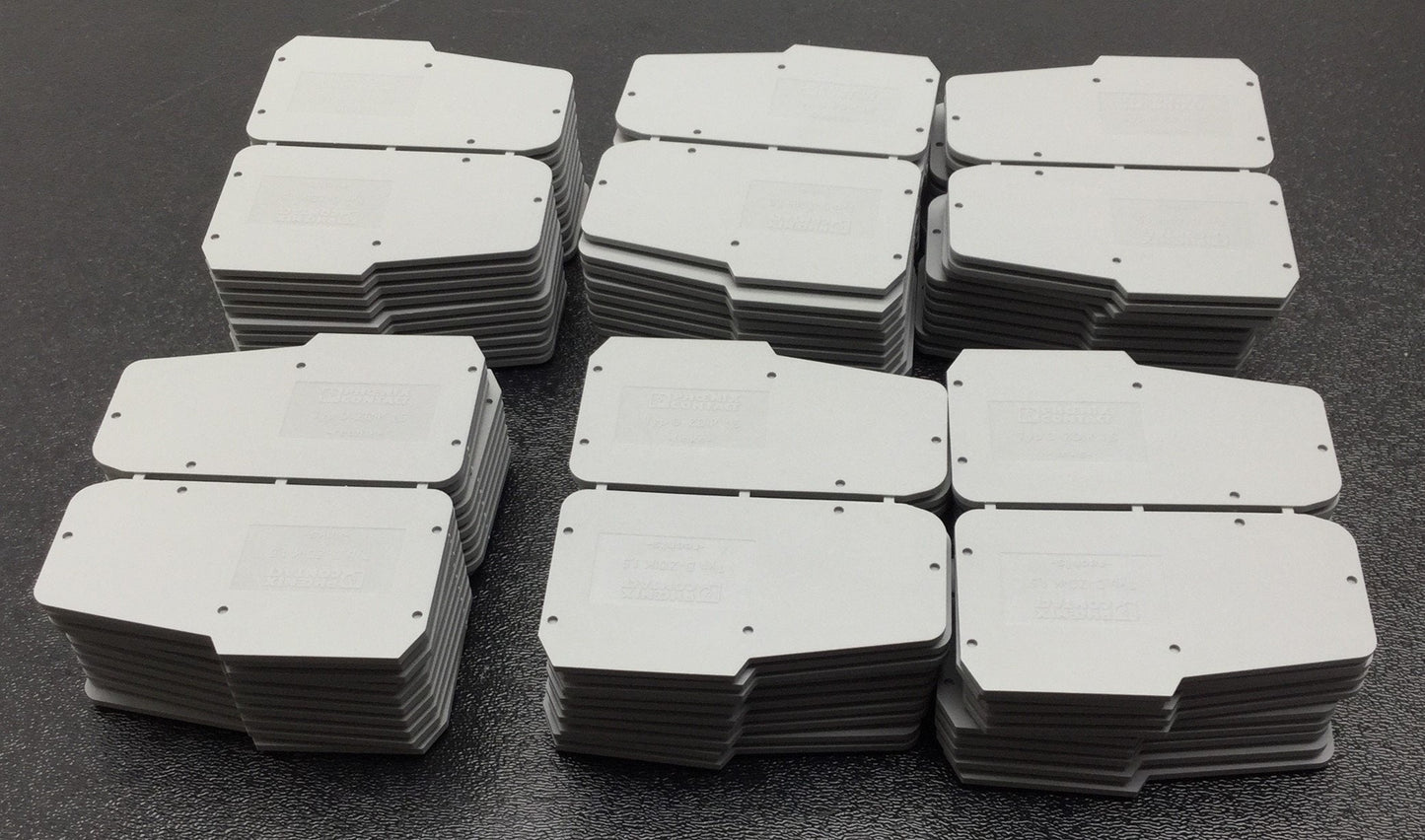 New – Open box Lot of 60 Phoenix Contact Typ D-ZDIK 1,5 Terminal Block End Covers, Color: Gray
