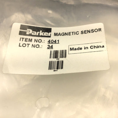 New Lot of 3 Parker 4041 Quick Connector Magnetic Sensor Cable, 3-Pin Female