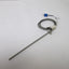 Used Watlow 25DTUGR096F 25 Flange Thermocouple, 8" Long x 3/16" Diameter, Type T
