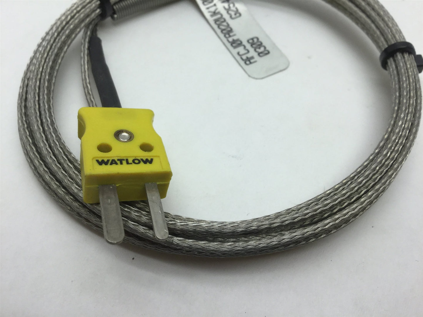 Used Watlow AFCJ0FA020UK100 MI Thermocouple, Type K, 100", Mini Plug Probe 2"