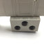 Used SMC SV1400-5W2U-01T Solenoid Valve 3-Position 5-Port, 24VDC, 0.2-0.7MPa, 1/8"NPT