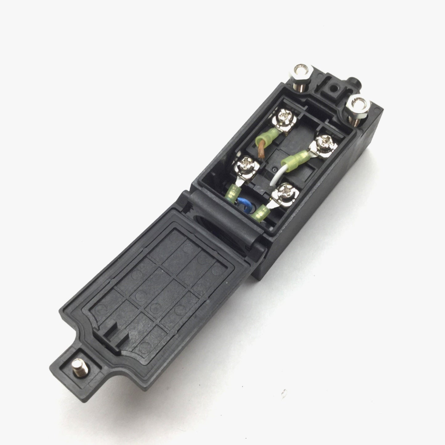 Used Omron D4N-9B31 Snap Action Safety Limit Switch, DPST-NC, 250VAC 10A