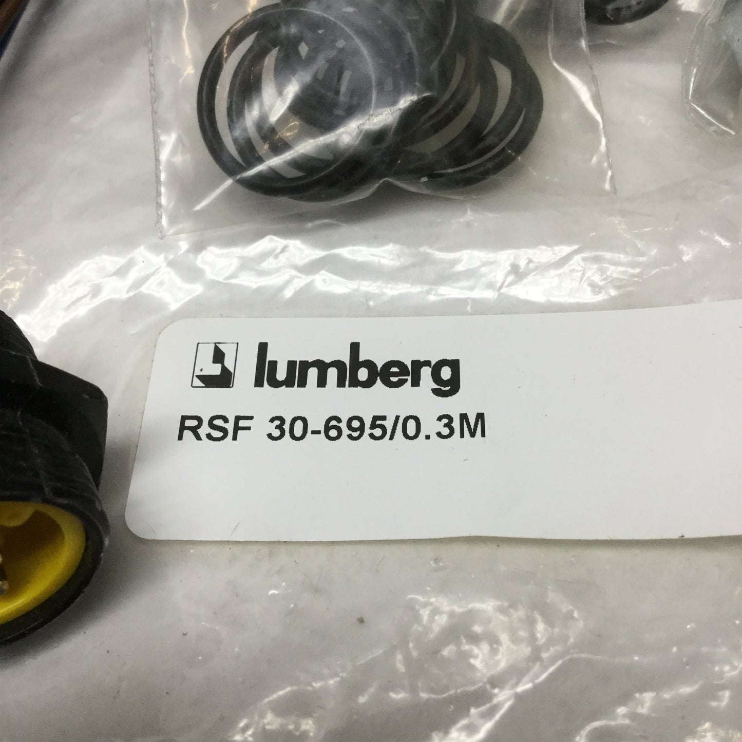 New Lot of 15 Lumberg RSF 30-695/0.3M Panel Mount Connector 7/8-16 Male 3-Pole, 0.3m