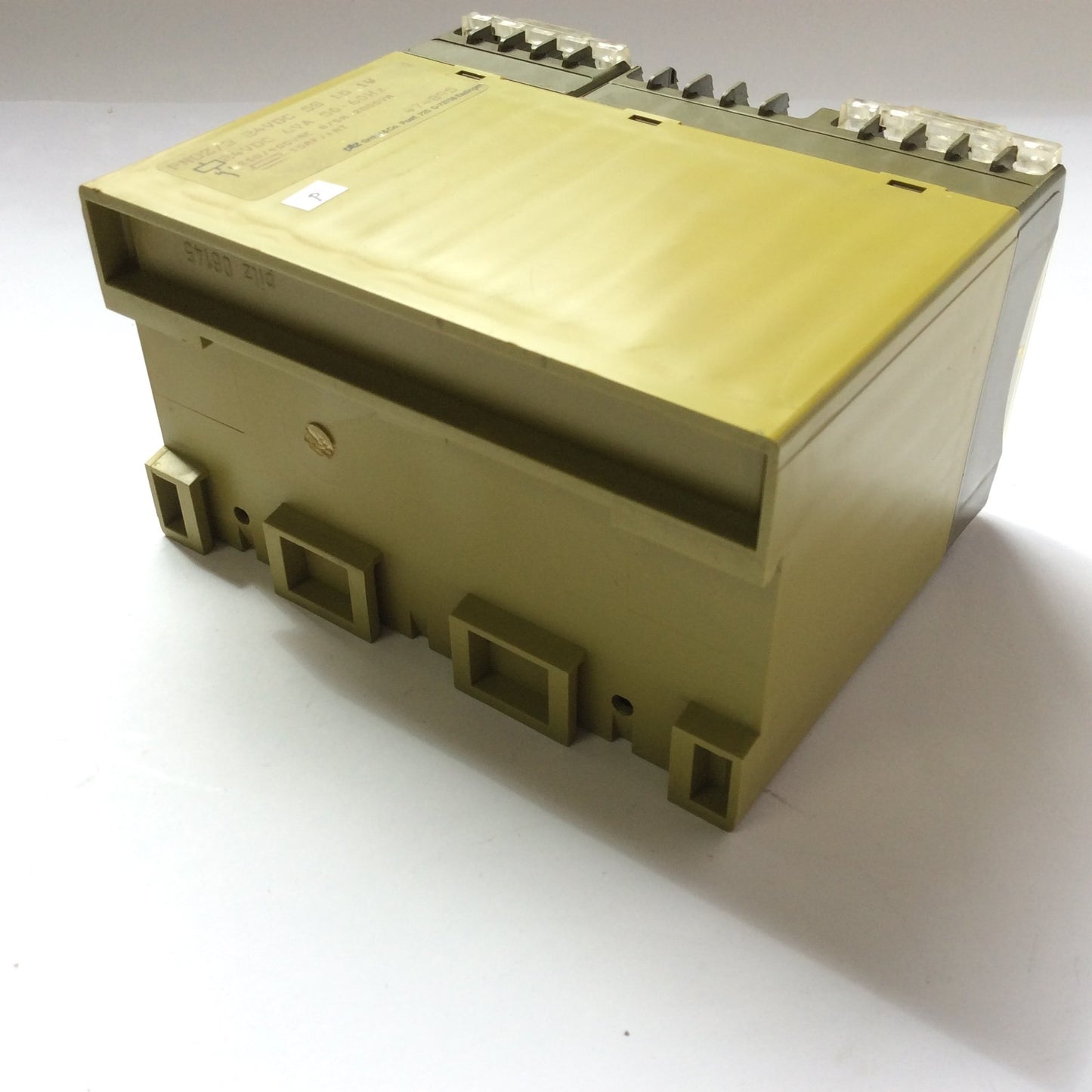 Used Pilz PNOZ/3 Emergency Stop Safety Relay 24-240VAC, 24VDC *Missing DIN Mount*