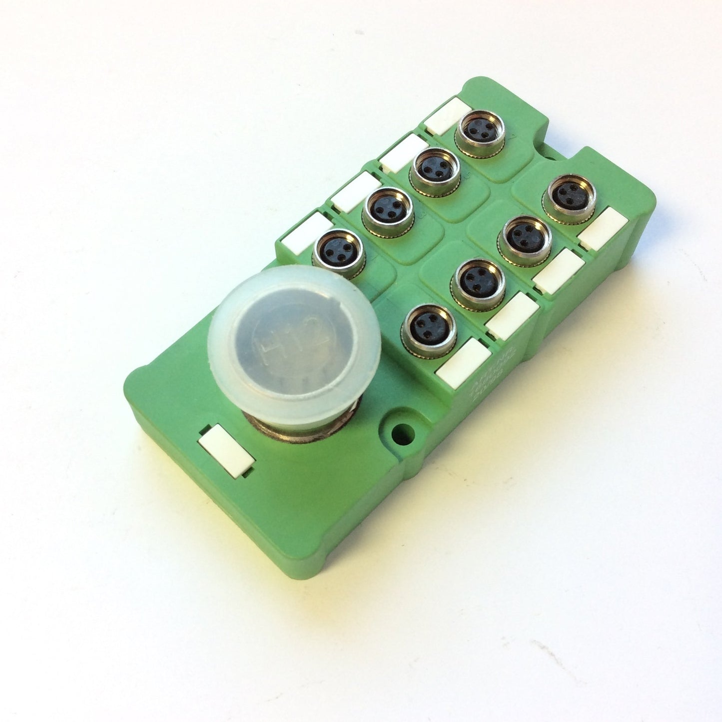 Used Phoenix Contact 1680092 Housing SACB-8/ 3P-12CON-M8, 24VDC M8 Socket 3-Positions