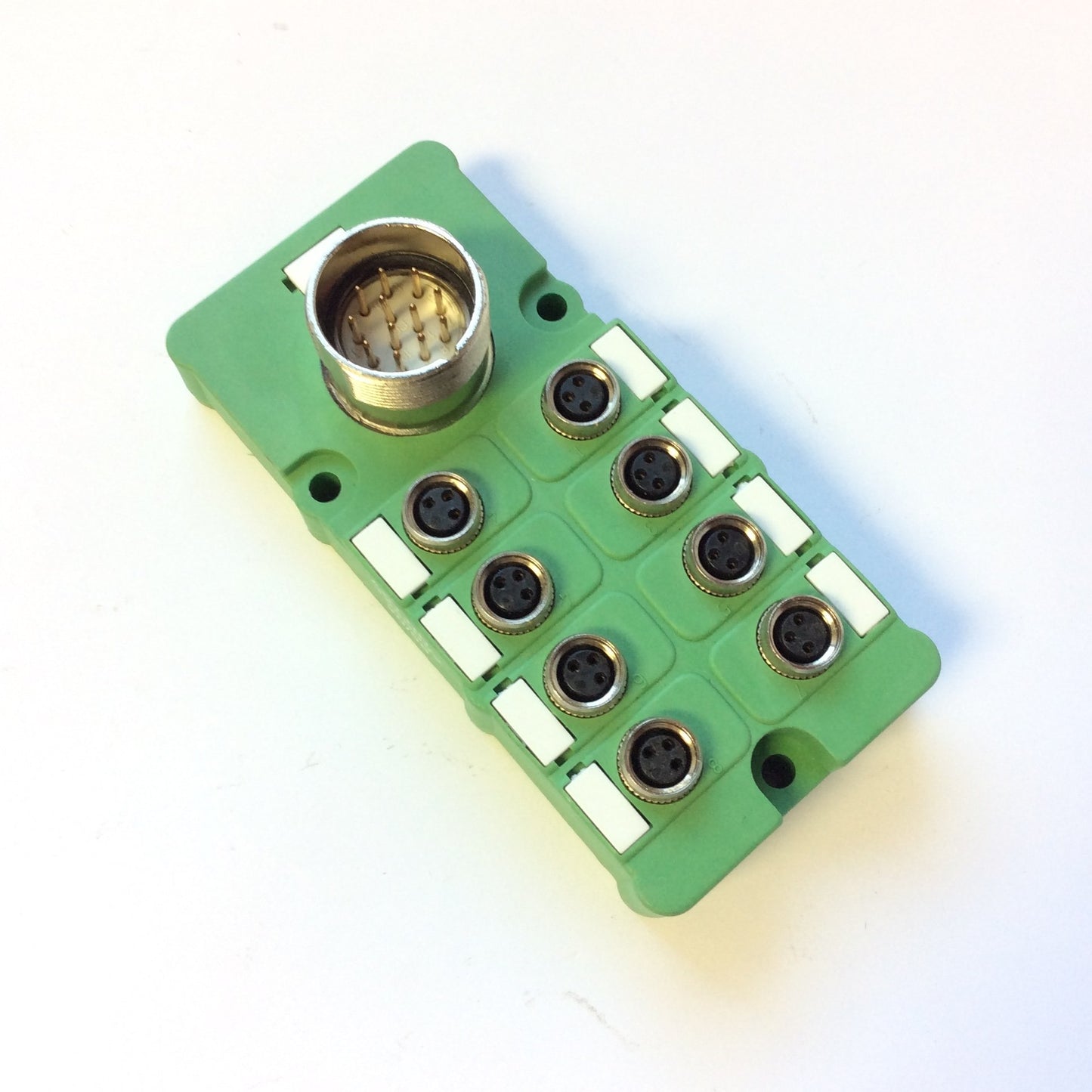 Used Phoenix Contact 1680092 Housing SACB-8/ 3P-12CON-M8, 24VDC M8 Socket 3-Positions