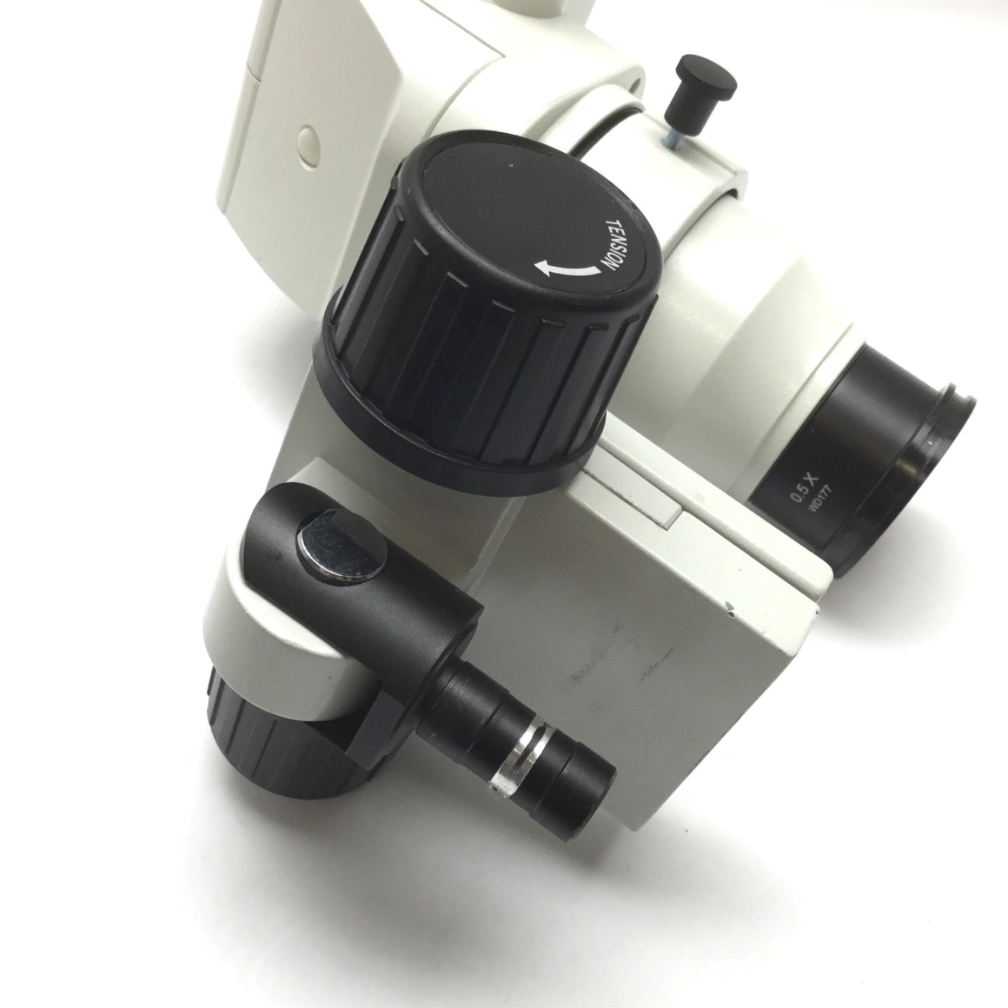 Used Scienscope SSZ Model Stereo Zoom Binocular Microscope Head, With Focus Adjuster