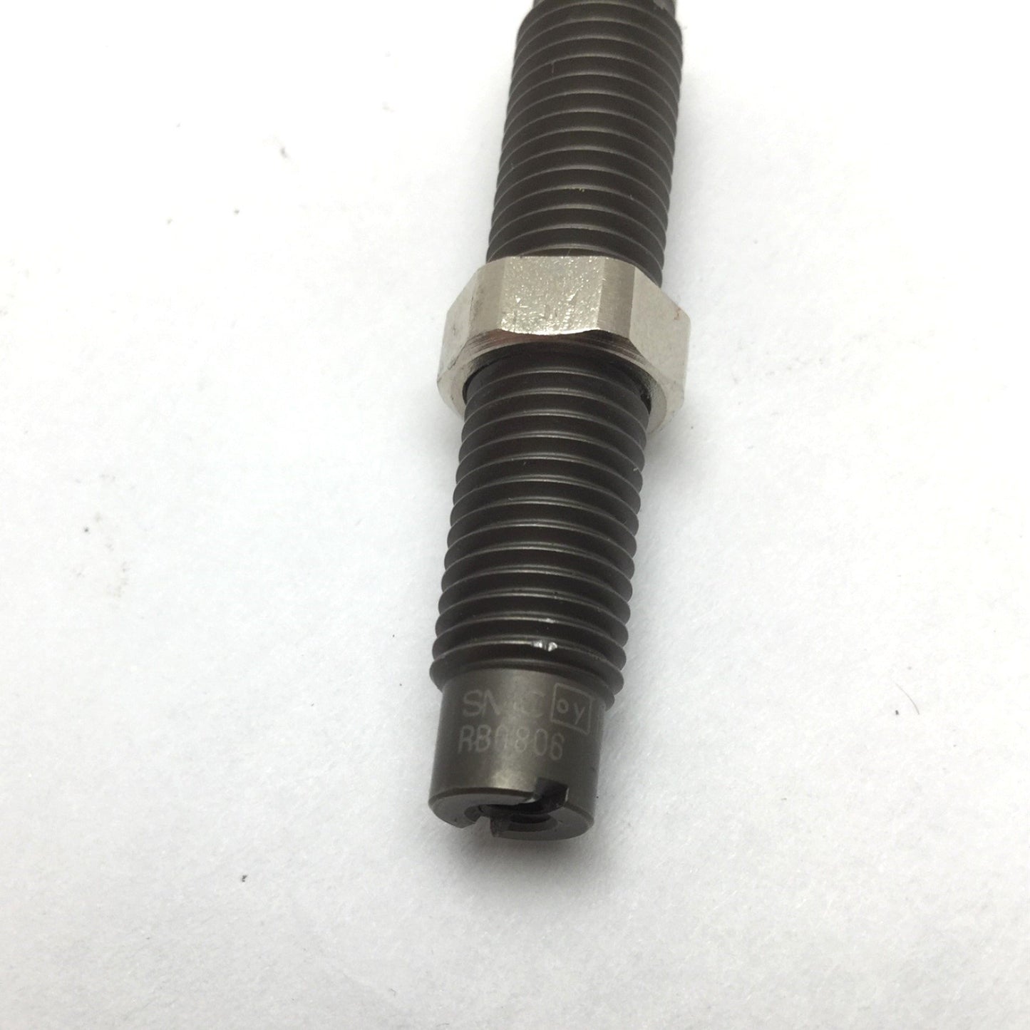 Used Lot of 2 SMC RB0806 Shock Absorber, Stroke: 6mm, Barrel Thread: M8x1.0