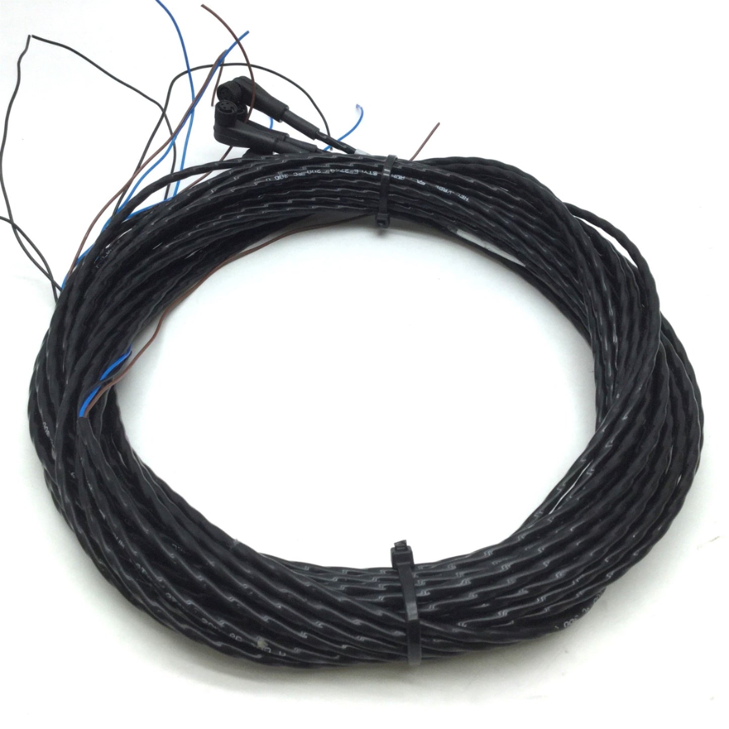 Used Lot of 4 Balluff BCC0FFL Single Ended Cordsets, Connector: 3-Pin M8, Length: 14'
