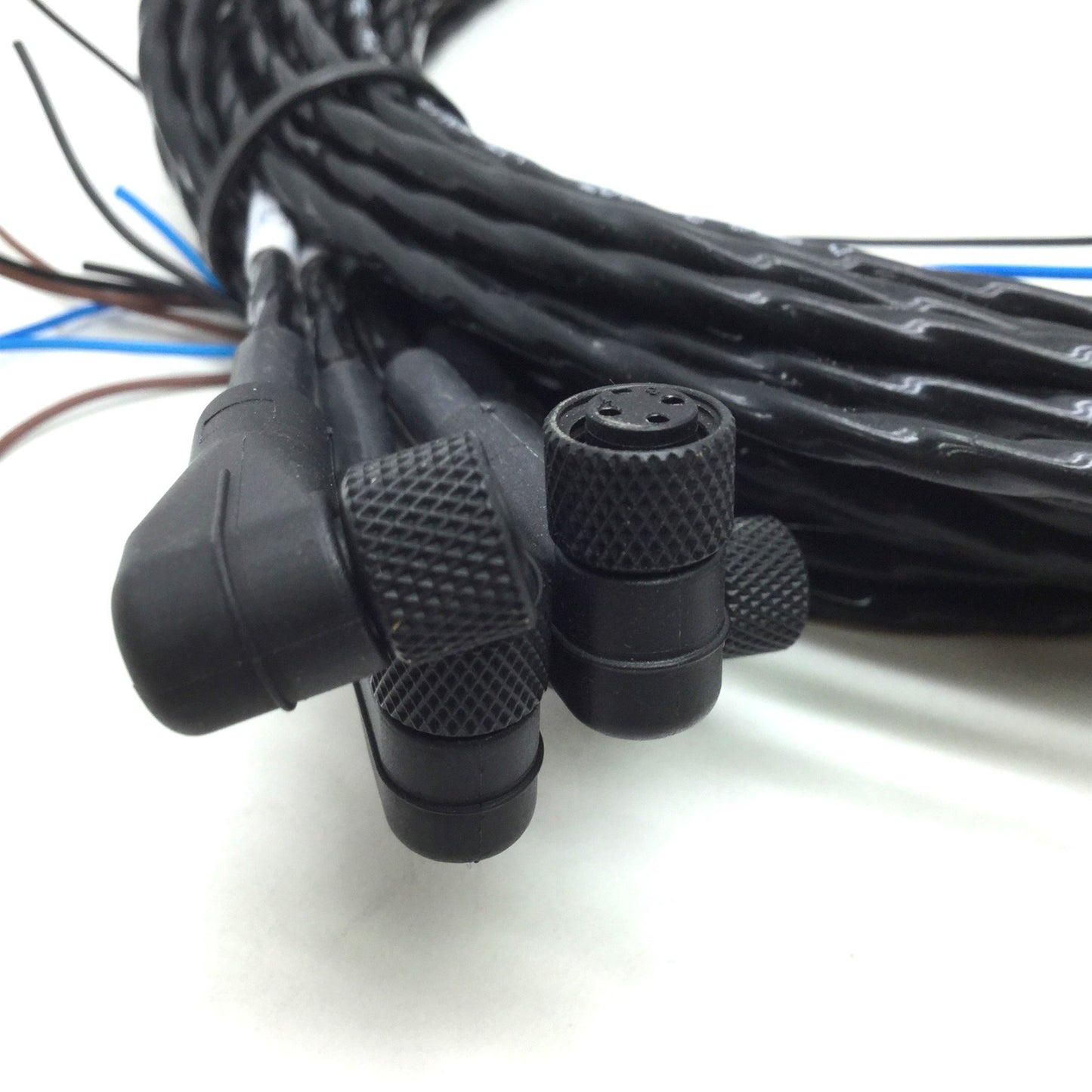 Used Lot of 4 Balluff BCC0FFL Single Ended Cordsets, Connector: 3-Pin M8, Length: 14'