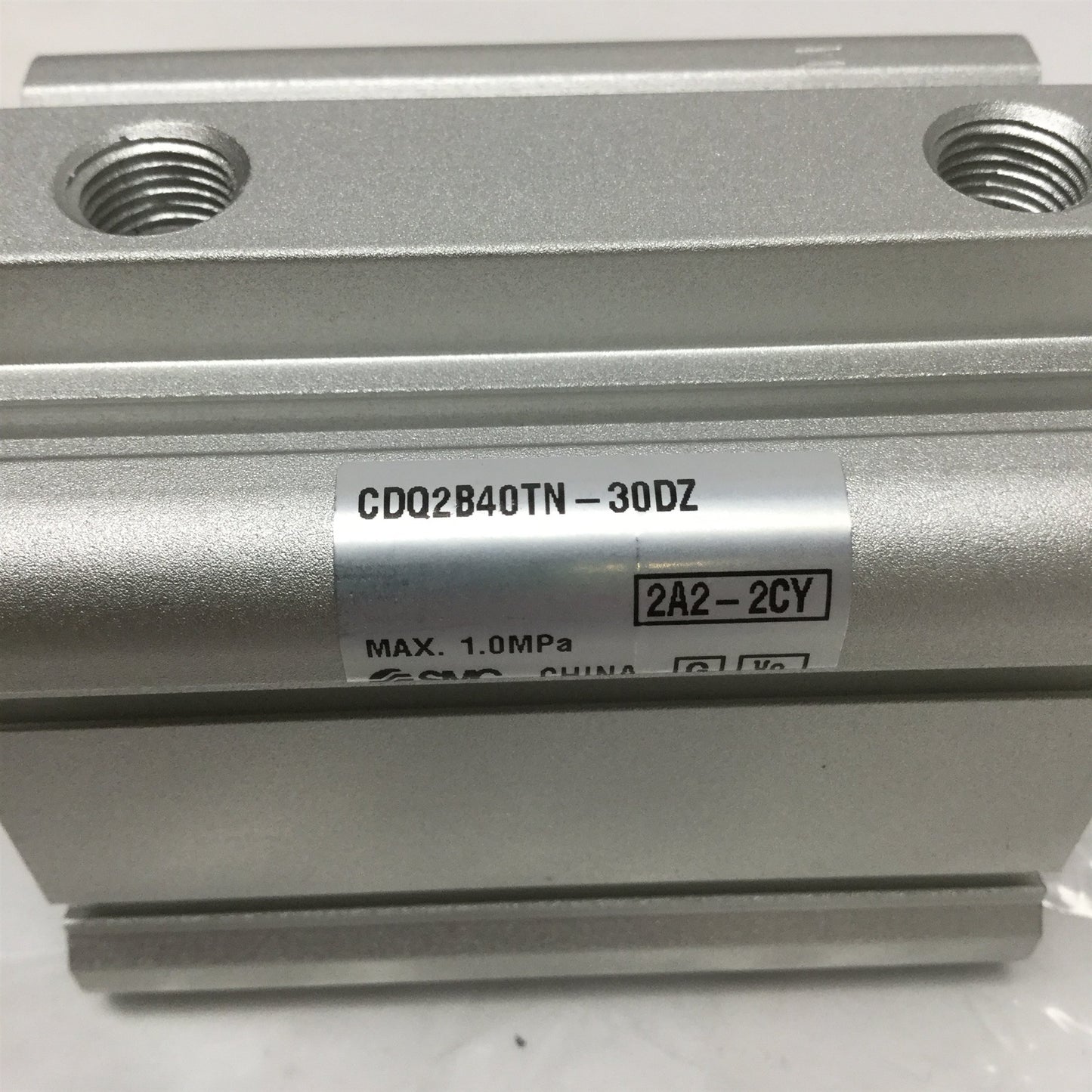 New – Open box SMC CDQ2A40TN-30DZ Pneumatic Compact Cylinder, 40mm Bore, 30mm Stroke
