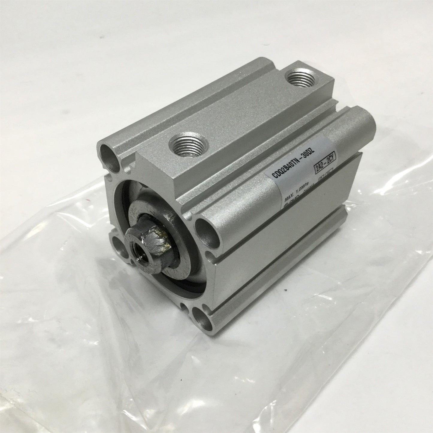 New – Open box SMC CDQ2A40TN-30DZ Pneumatic Compact Cylinder, 40mm Bore, 30mm Stroke