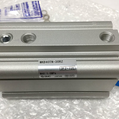 New SMC MKB40TN-30RZ Rotary Clamp Cylinder 40mm Bore, 30mm Stroke, 1/8NPT, Clockwise