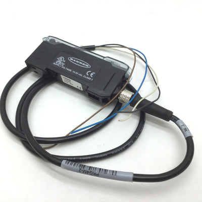 Used Banner DF-G1-PS-Q7 Dual Display Fiber Optic Amplifier 10-30VDC DC 1 PNP Output