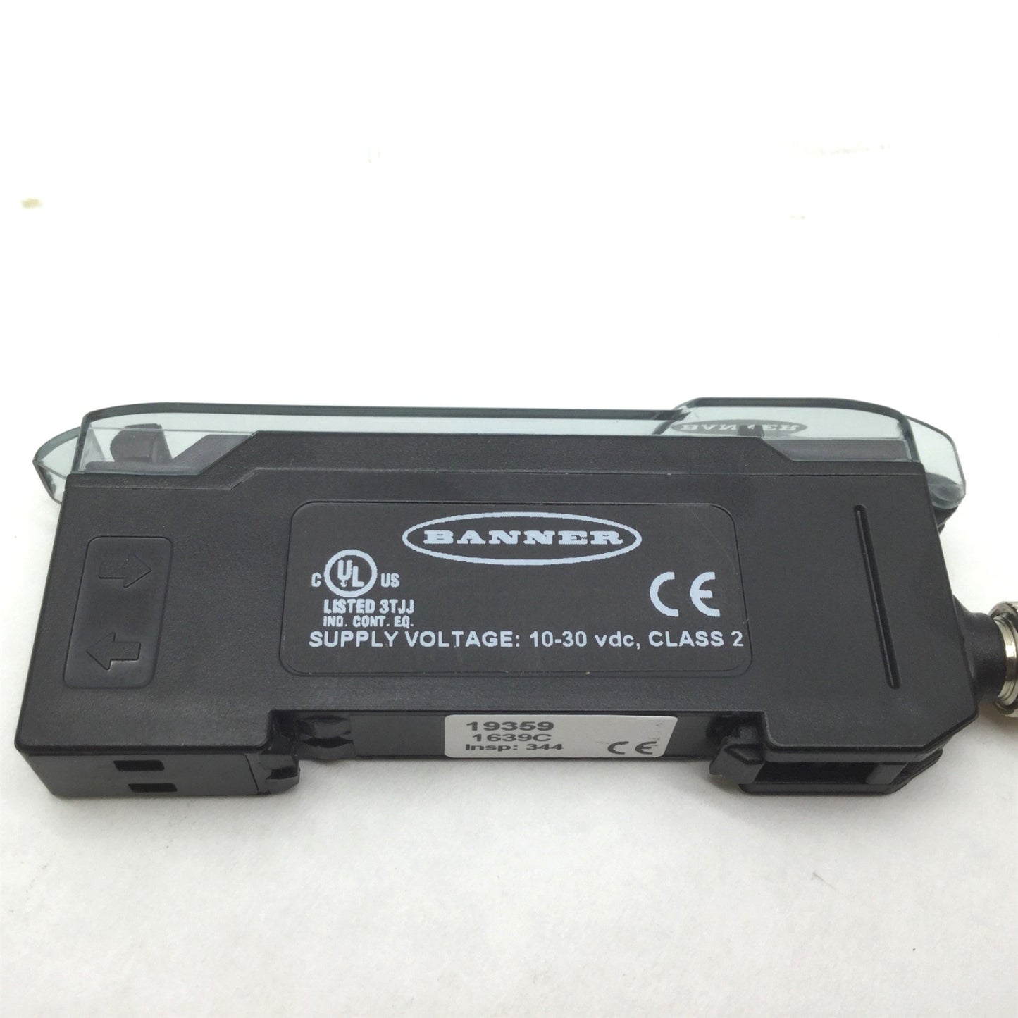 Used Banner DF-G1-PS-Q7 Dual Display Fiber Optic Amplifier 10-30VDC DC 1 PNP Output