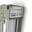 Used SMC MY1C16-200 Rodless Cylinder, Bore: 16mm, Stroke: 200mm, W/ 2x D-M9P Sensors