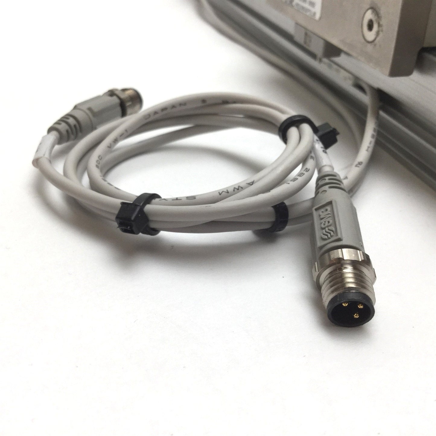 Used SMC MY1C16-200 Rodless Cylinder, Bore: 16mm, Stroke: 200mm, W/ 2x D-M9P Sensors