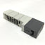 Used SMC VQ4100R-51 Solenoid Control Valve, 5-Port, 2-Position, Base Mount, 24VDC