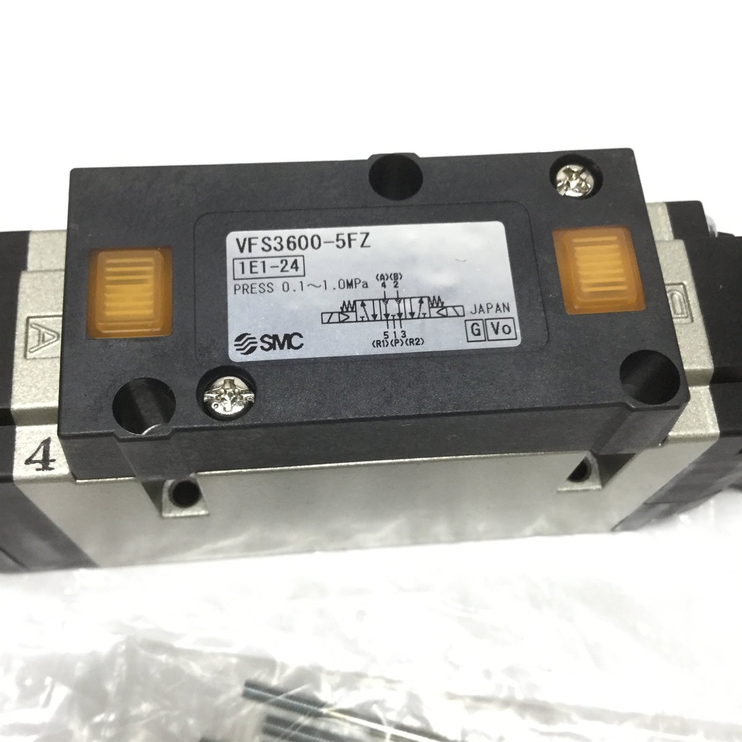 New SMC VFS3600-5FZ Double Check Solenoid Air Valve 5-Port, 3-Position, 24VDC