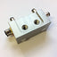 Used System 3R C296030 AJ09 Aluminum Connection Block PHP / PHPA, 80x40x39mm