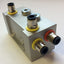 Used System 3R C296030 AJ09 Aluminum Connection Block PHP / PHPA, 80x40x39mm
