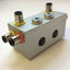 Used System 3R C296030 AJ09 Aluminum Connection Block PHP / PHPA, 80x40x39mm