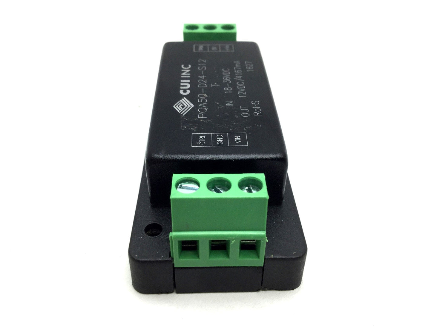 Used CUI Inc. PQA50-D24-S12-T DC to DC Converter, Input 18-36VDC, Output 12VDC 4167mA