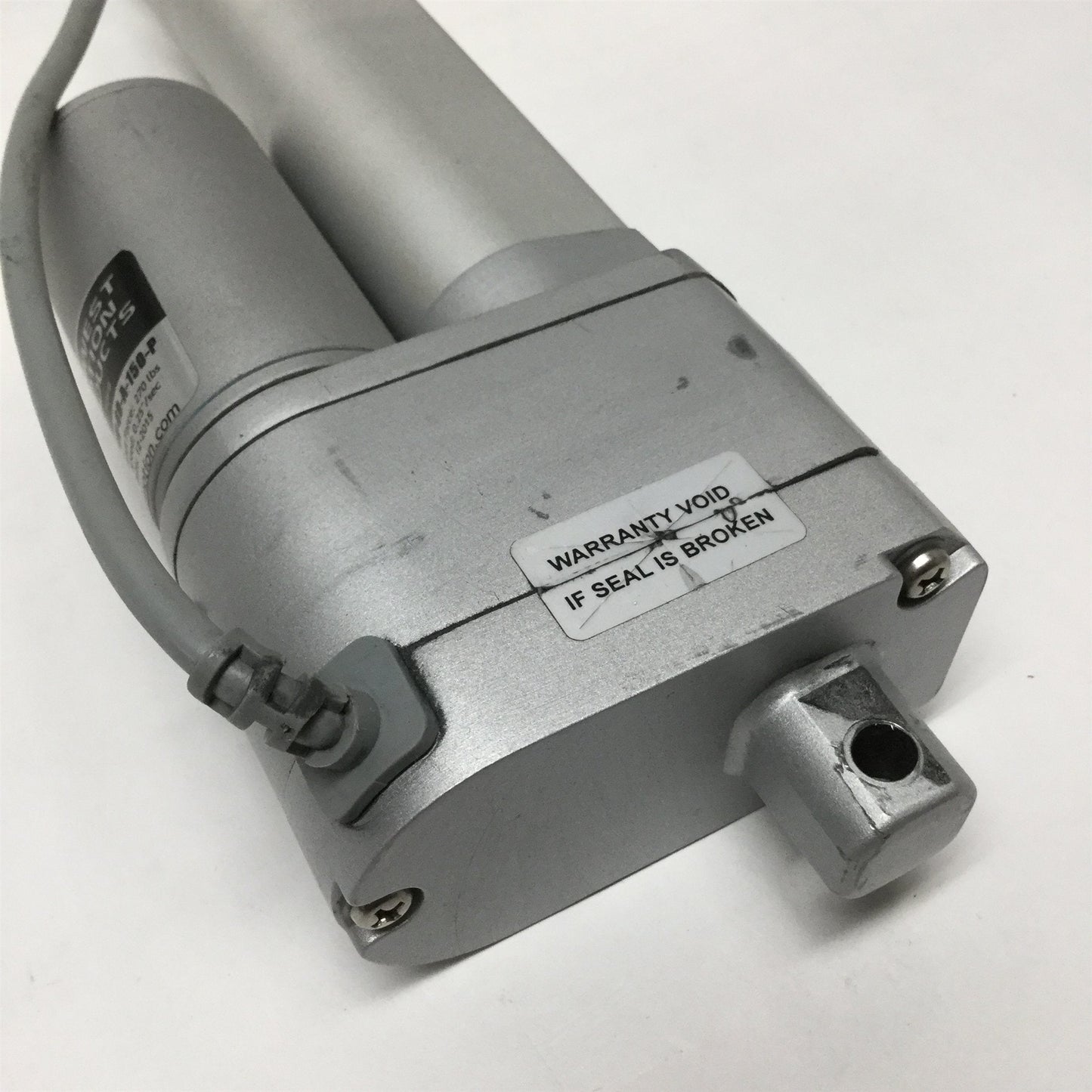 Used Midwest Motion MMP LA3-24V-40-A-150-P Linear Actuator 24VDC, 6" Stroke, .25"/sec