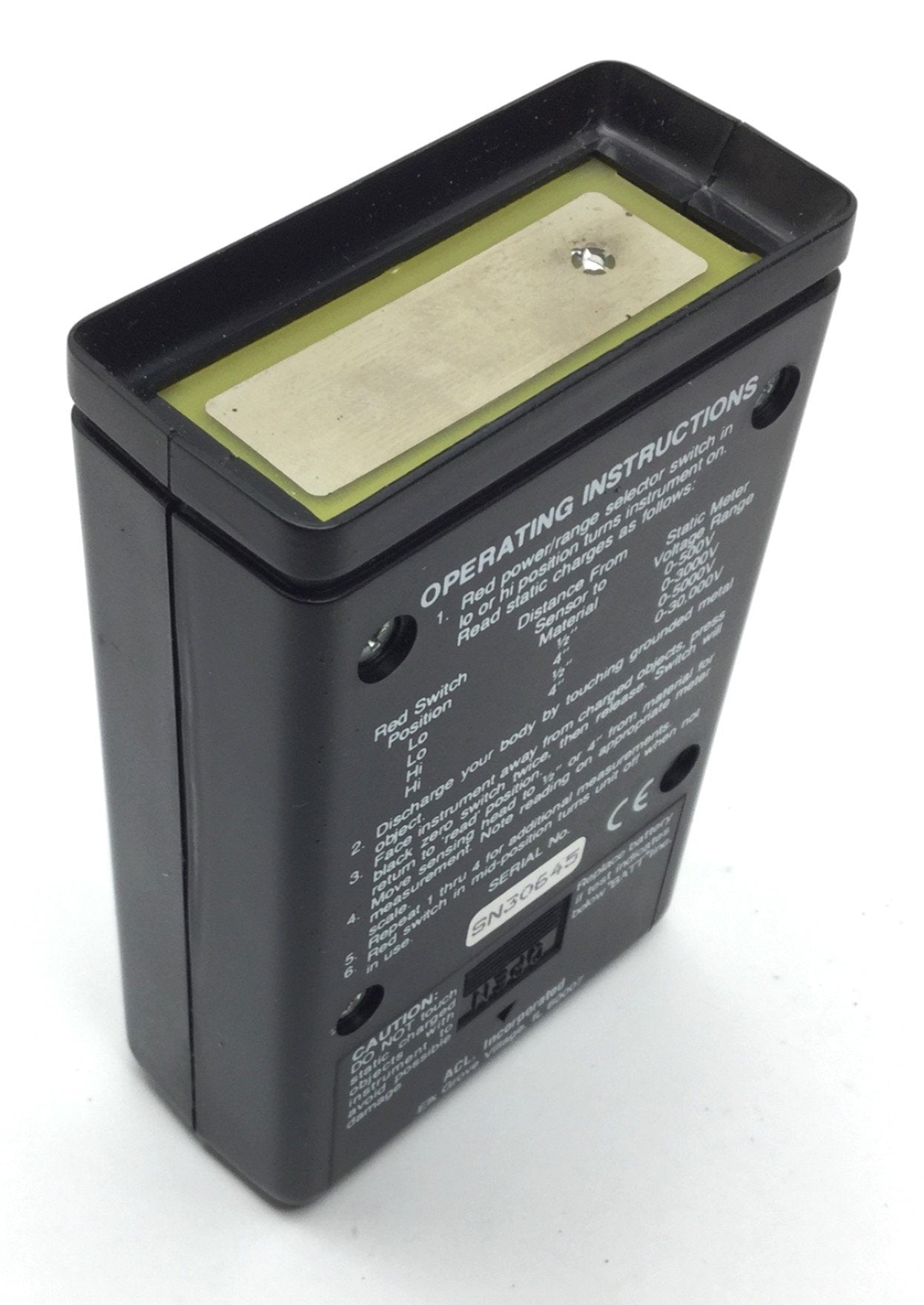 Used ACL 300B Precision Electrostatic Locator, Range: 1/2"-4", With Leather Case