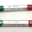 Used Lot of 2 Meyer Gage 0.0367 & 0.0373 GO/NO-GO Pin Plug Gages
