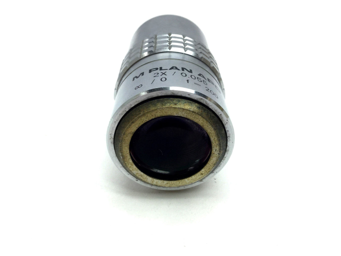 Used USM M Plan APO 2X/0.055 Camera Objective Lens, f: 200mm, Mag: 2x, M26x36