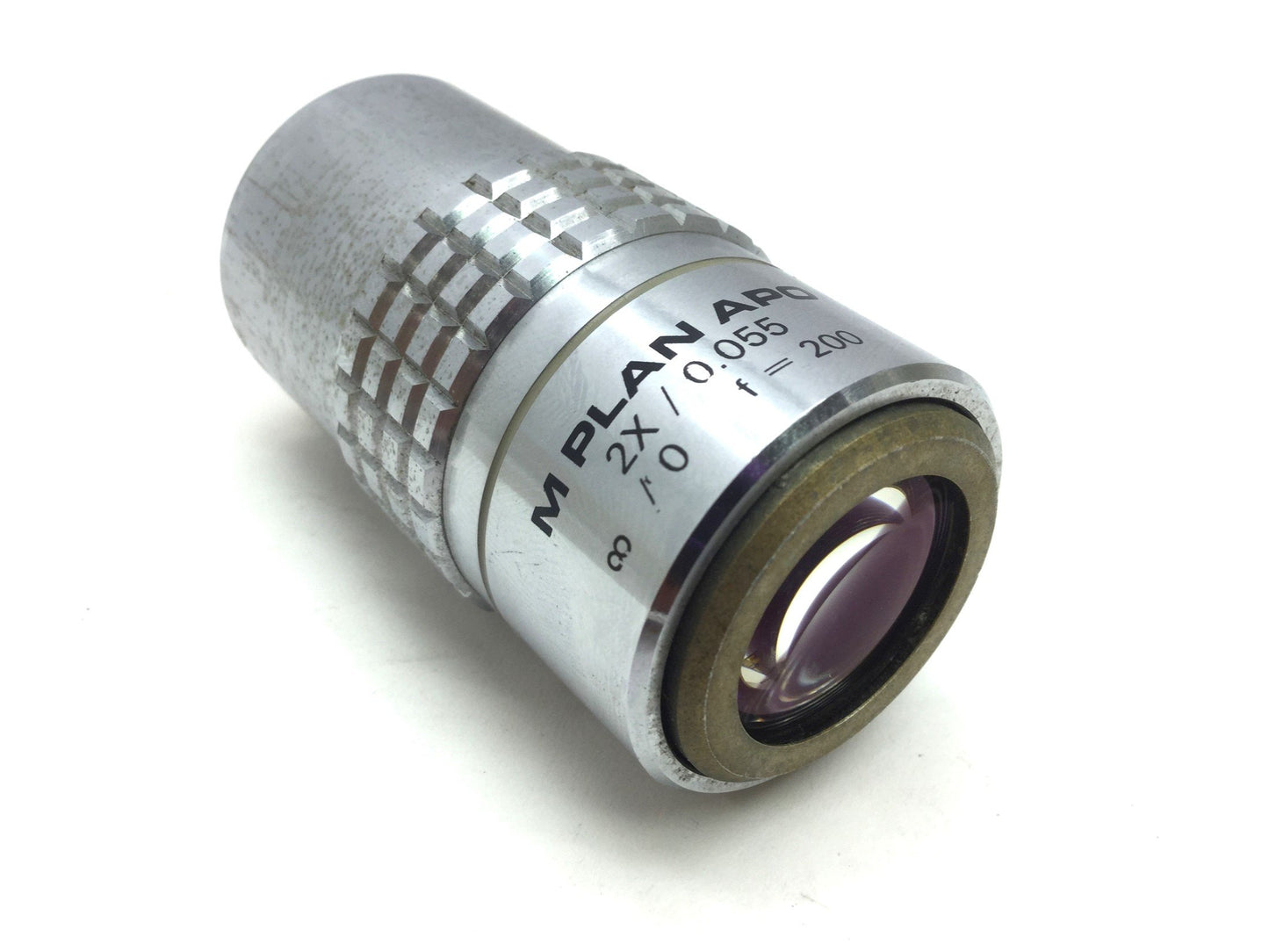 Used USM M Plan APO 2X/0.055 Camera Objective Lens, Mag: 2x, M26x36, f: 200mm