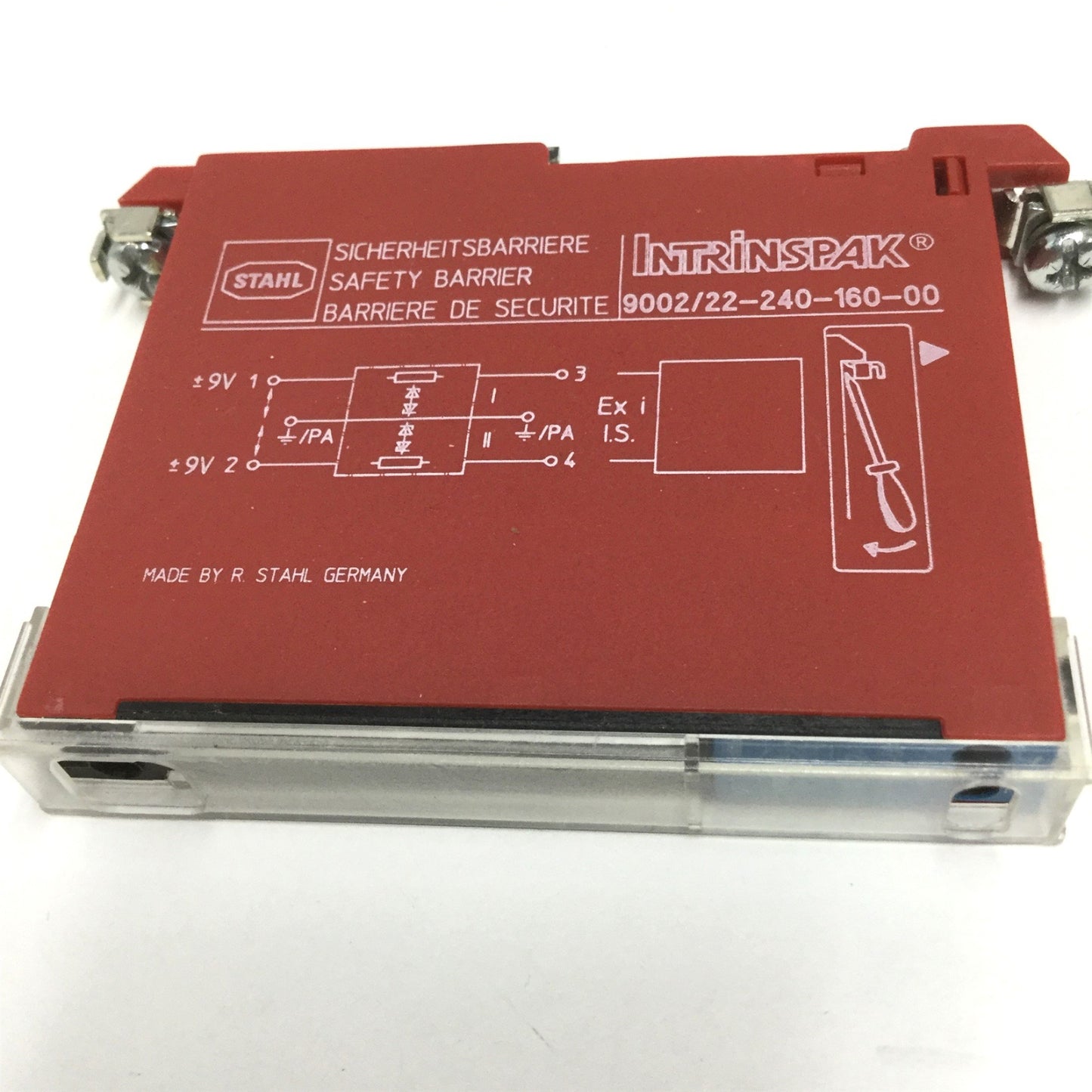 Used Stahl 9002/22-240-160-00 Intrinspak Dual-Channel Safety Barrier Interface