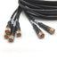 Used Lot of 6 Cables, Length: 2 Meters, 3-Pin Female to Flying Leads
