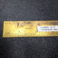 Used Fowler 52-399-012 Rigid Golden Rule 12"/300mm, Graduation: mm, .5mm, 1/64, 1/32