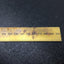 Used Fowler 52-399-012 Rigid Golden Rule 12"/300mm, Graduation: mm, .5mm, 1/64, 1/32
