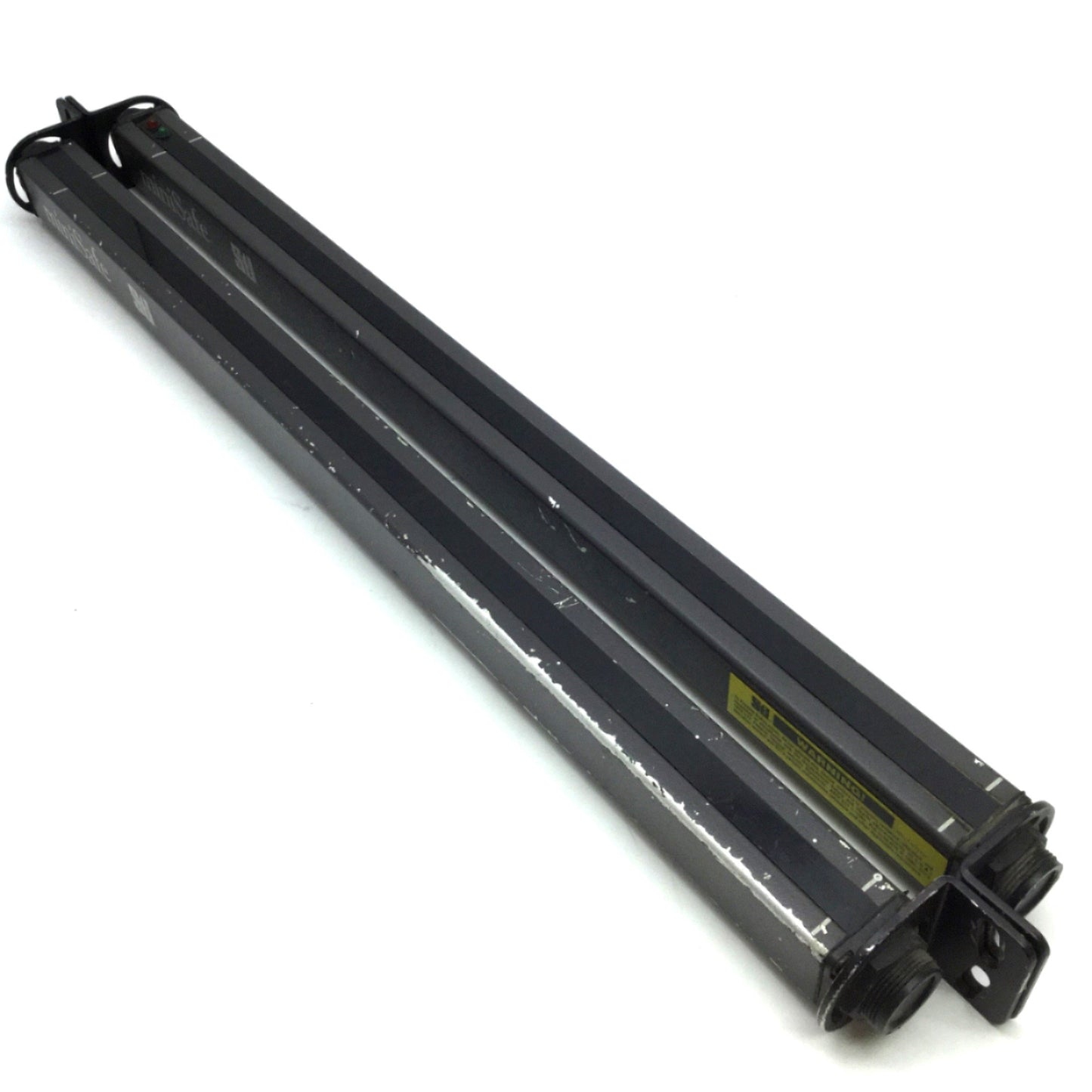 Used STI MiniSafe MS4320 Light Curtain Transmitter & Receiver, Beam: 0.5", L: 19.5"