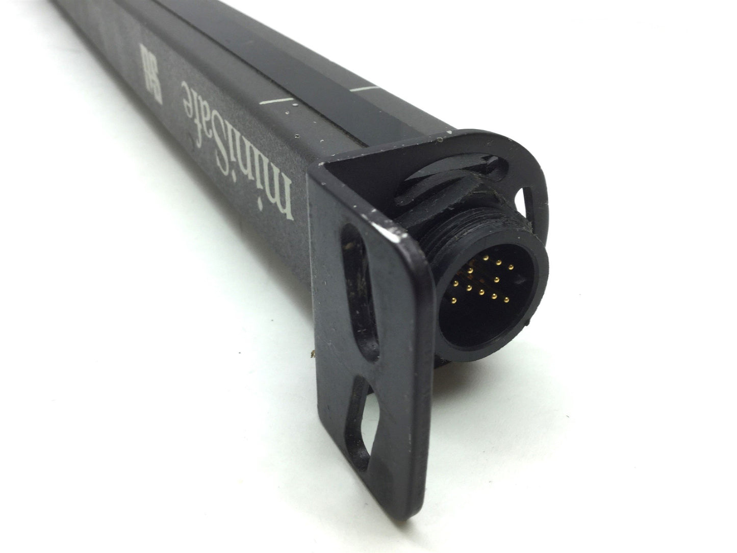 Used STI MiniSafe MS4320 Light Curtain Transmitter & Receiver, Beam: 0.5", L: 19.5"