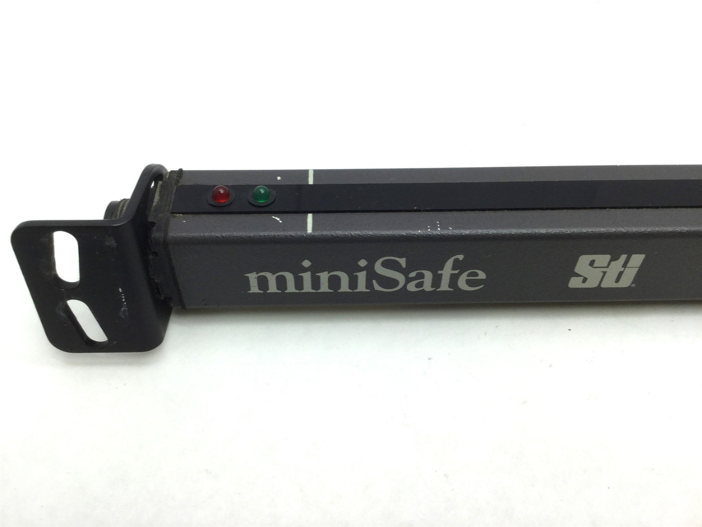 Used STI MiniSafe MS4320 Light Curtain Transmitter & Receiver, Beam: 0.5", L: 19.5"