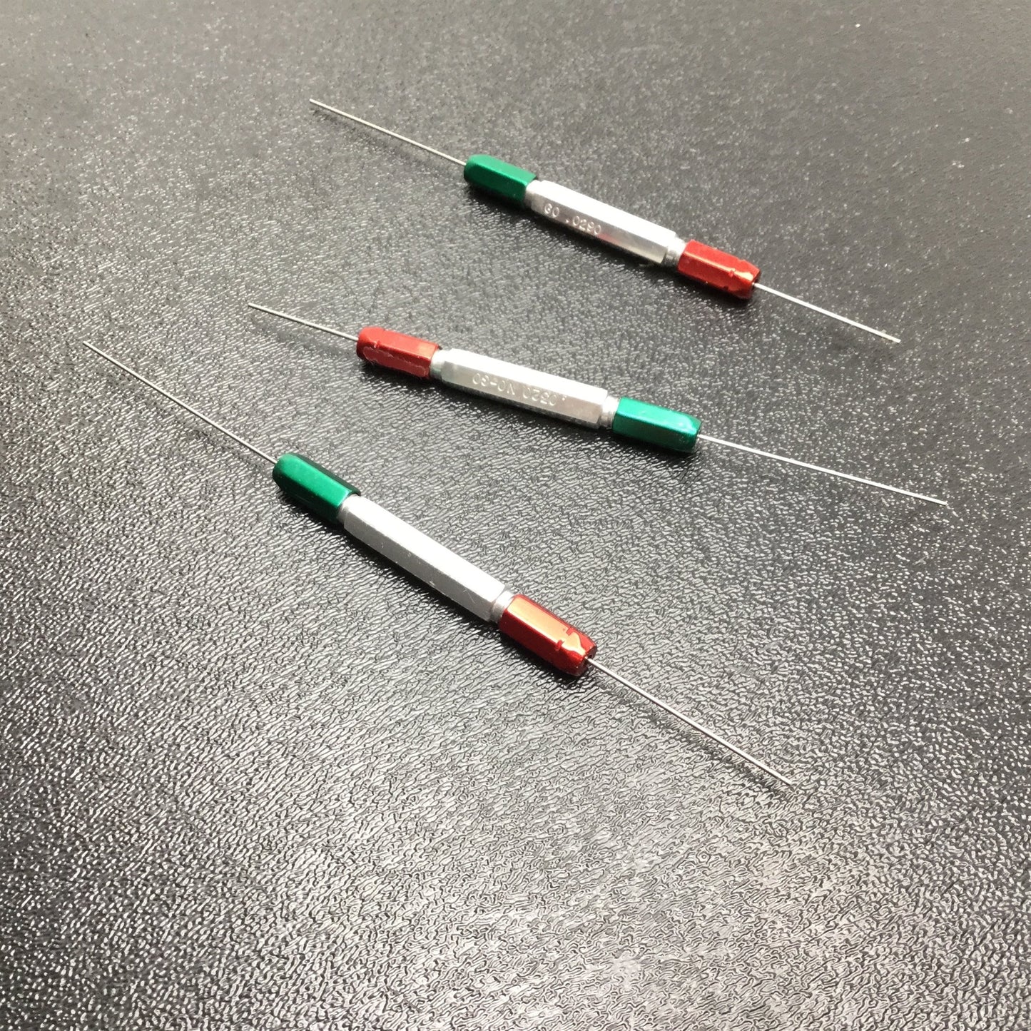 Used Lot of 3 Meyer Gage 0.0290 & 0.0320 GO/NO-GO Pin Plug Gages